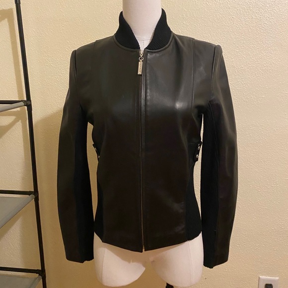 St John Sport Leather Jacket